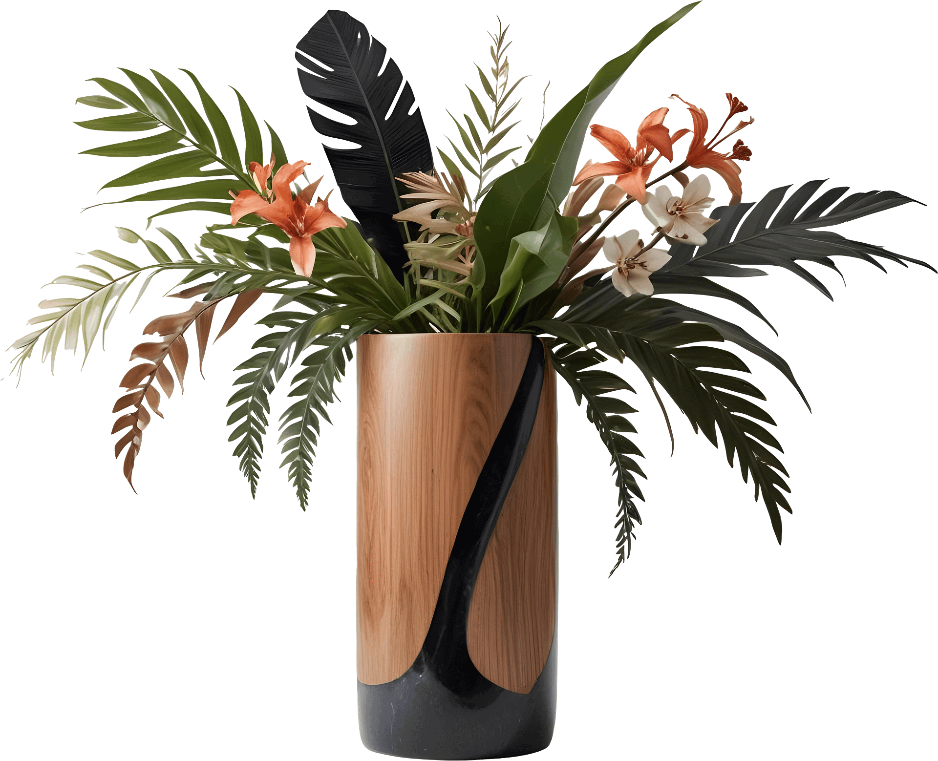 Dream of Eternity – Art Deco Botanical Arrangement PNG product image (1)