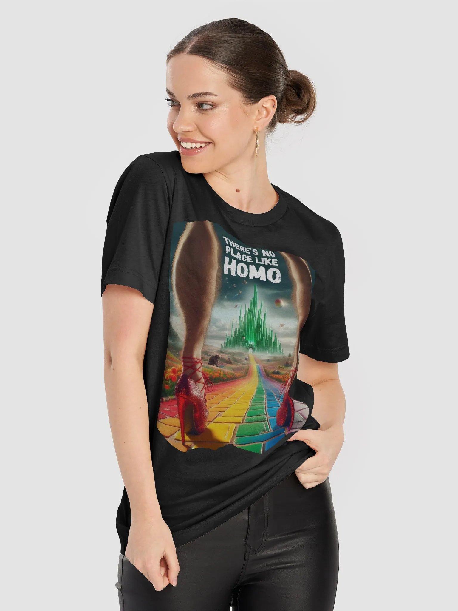 There's No Place Like Homo Pride T-Shirt product image (74)