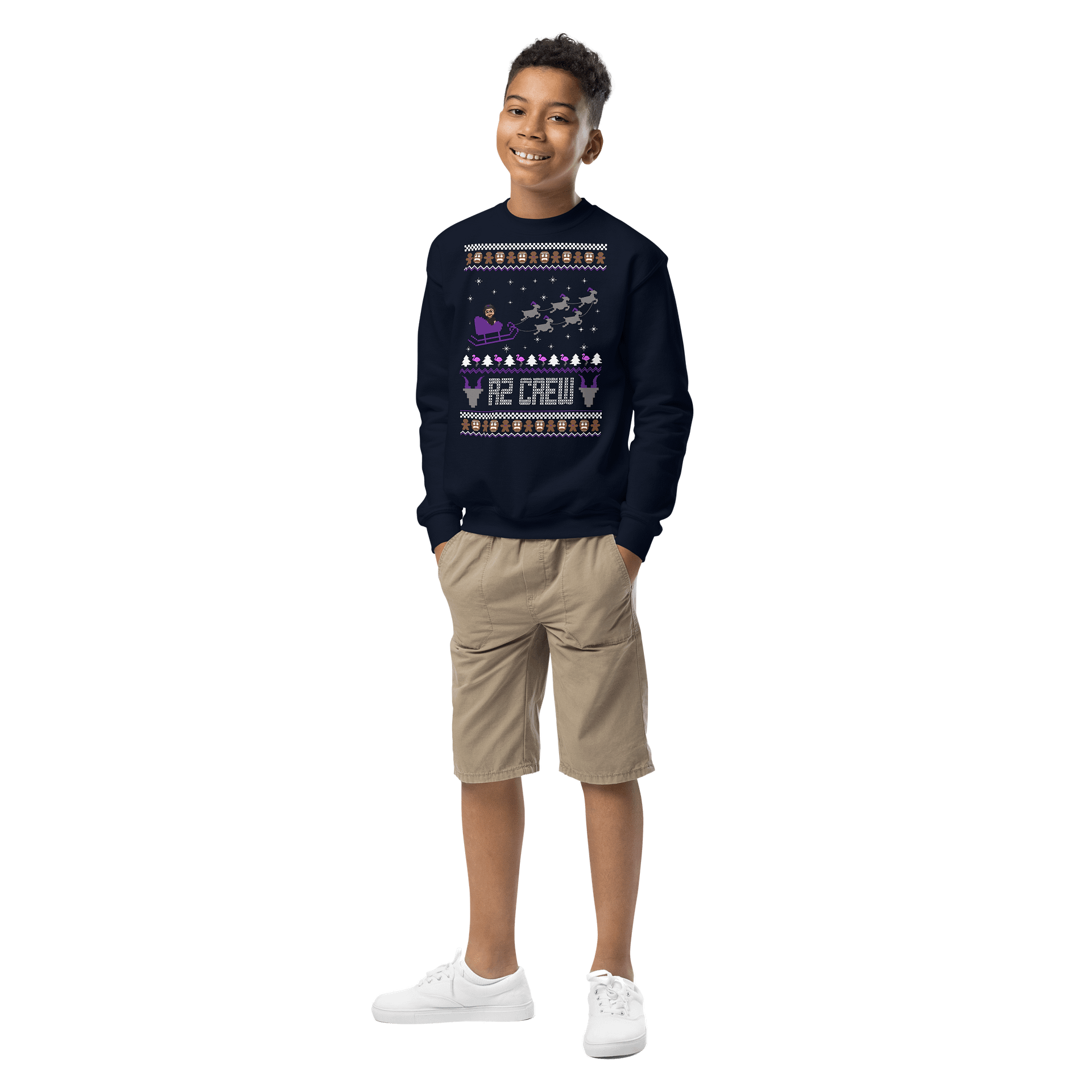 Youth R2 Sleigh Crewneck Sweatshirt product image (4)