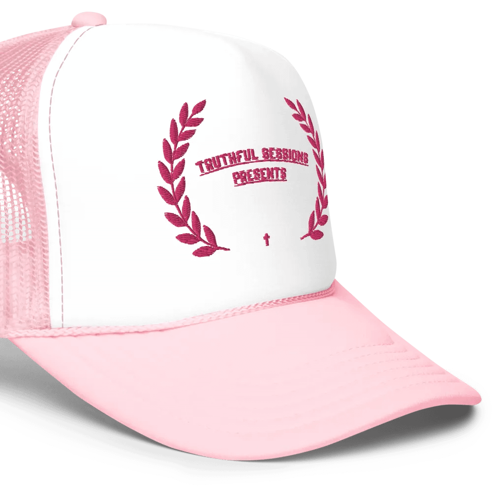 Main Logo Pink Trucker Hat product image (7)