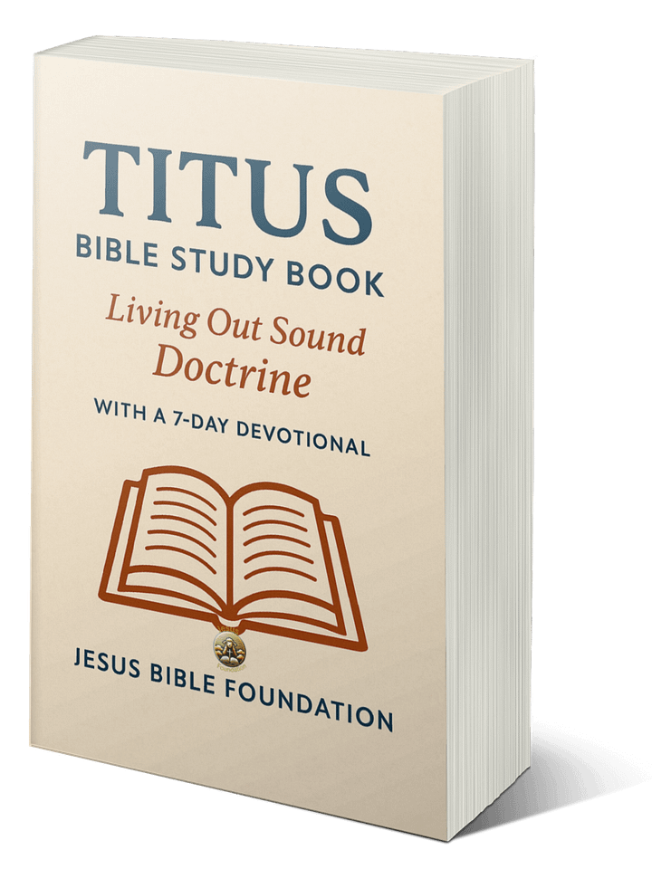 Titus Bible Study Book: Living Out Sound Doctrine With A 7 Days Devotional product image (1)