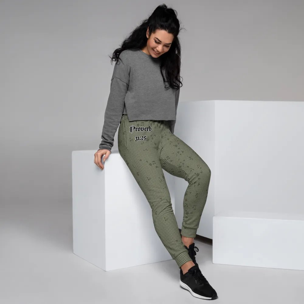 Faithful Camo: Proverb 3:25 Women's Joggers - Desert Night Camo product image (12)