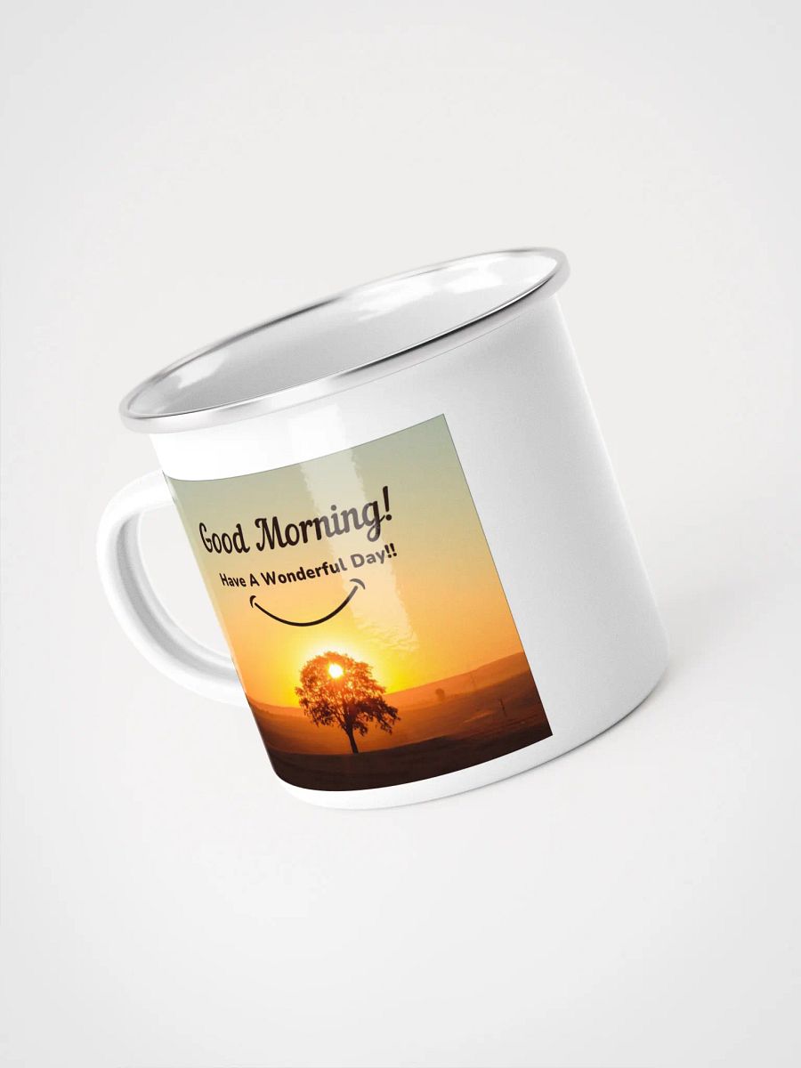 Smiling Sunrise Enamel Mug product image (4)