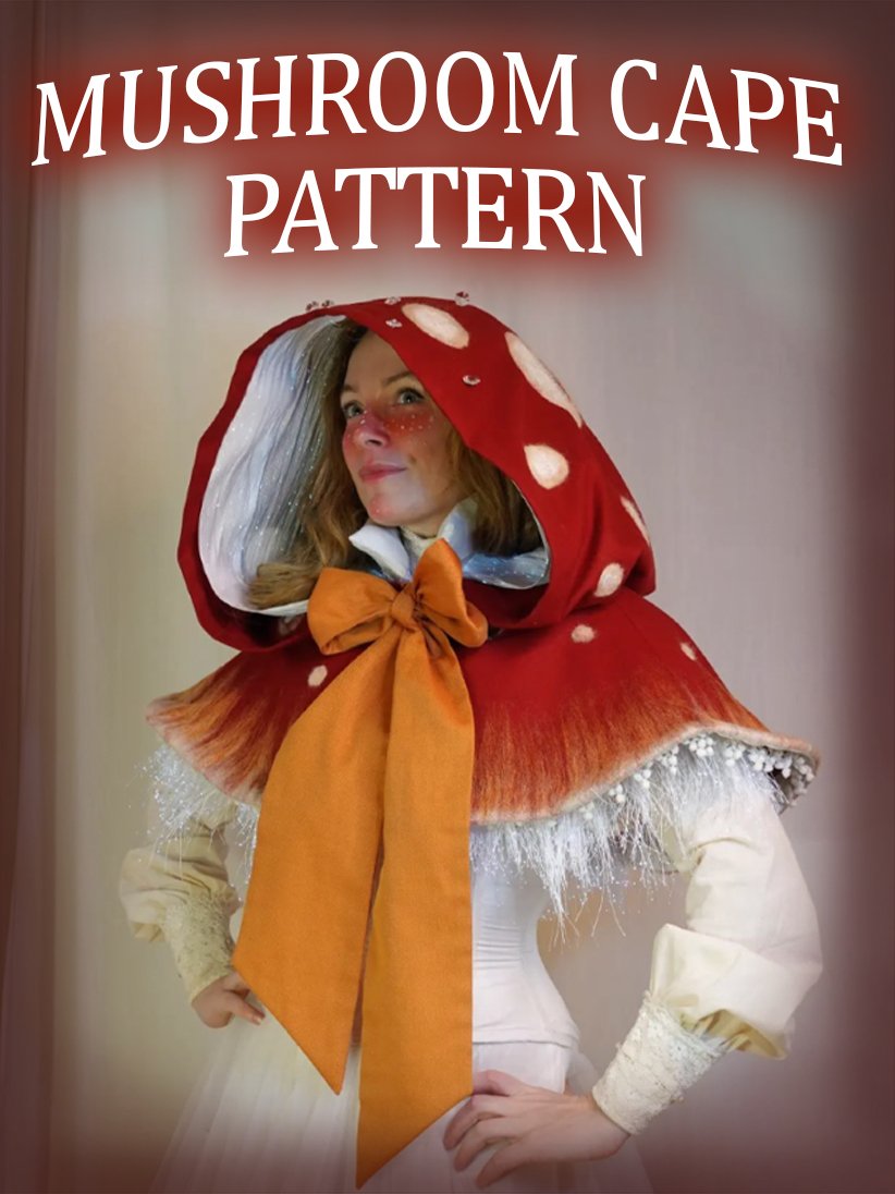 Mushroom Cape Sewing Pattern product image (1)
