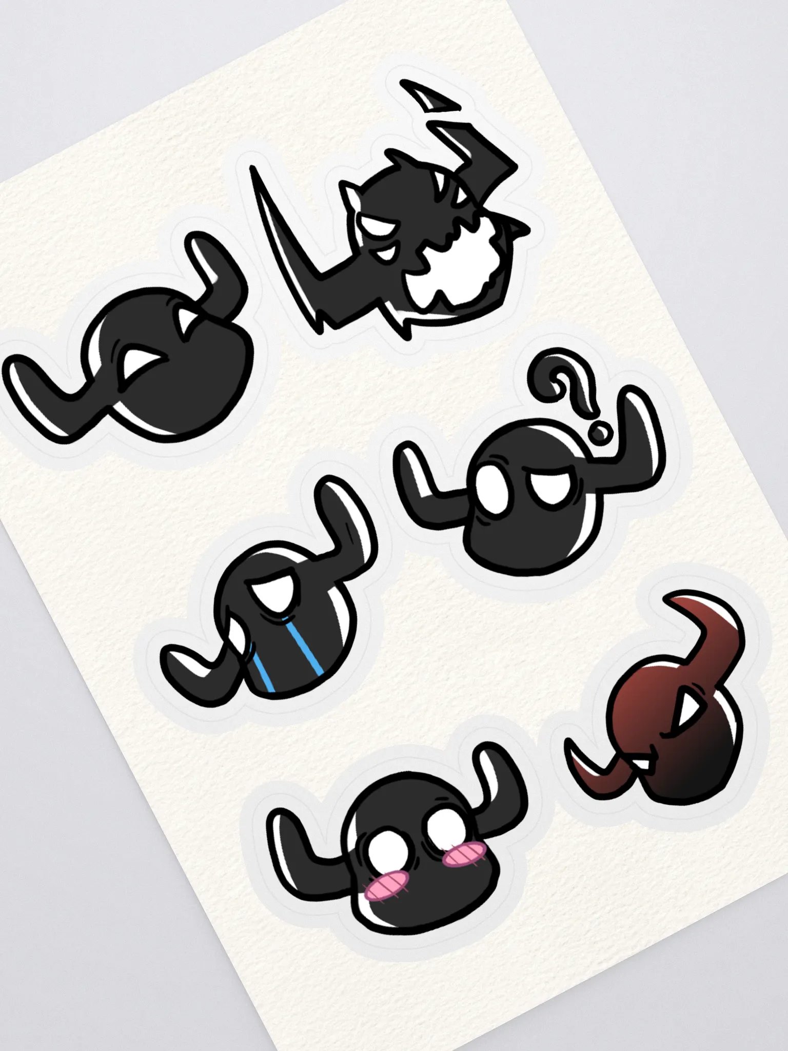My Grandma's Expressive Demon - Sticker Pack! product image (1)