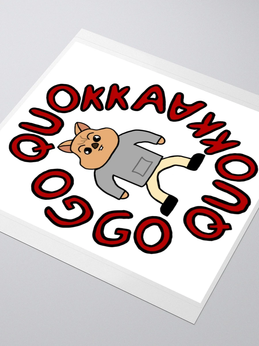 Go Quokka large sticker product image (3)