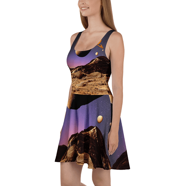 'Floating' Vibrant Melodies Skater Dress product image (1)