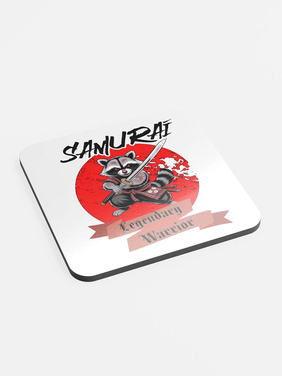 Samurai Legendary Warrior Raccoon Coaster product image (3)