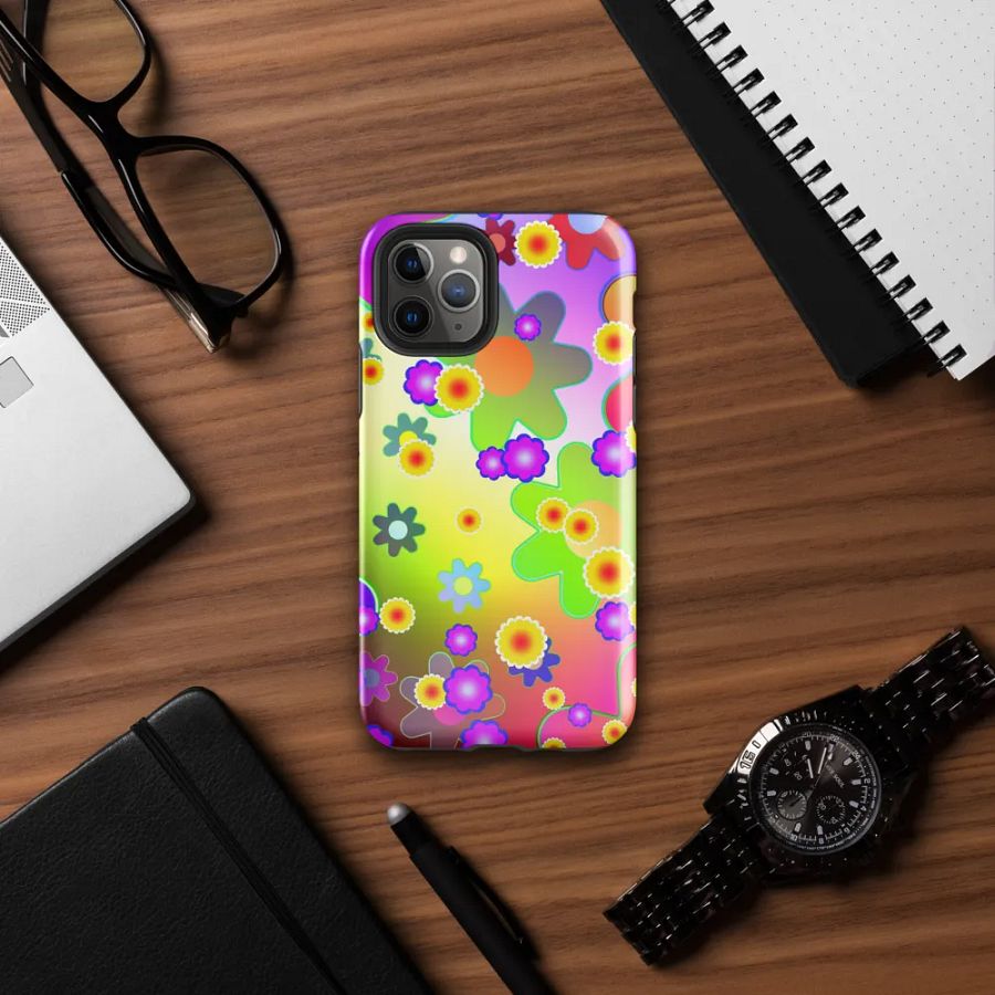 Flower Child Retro Phone Case – Embrace the Spirit of the '60s product image (32)