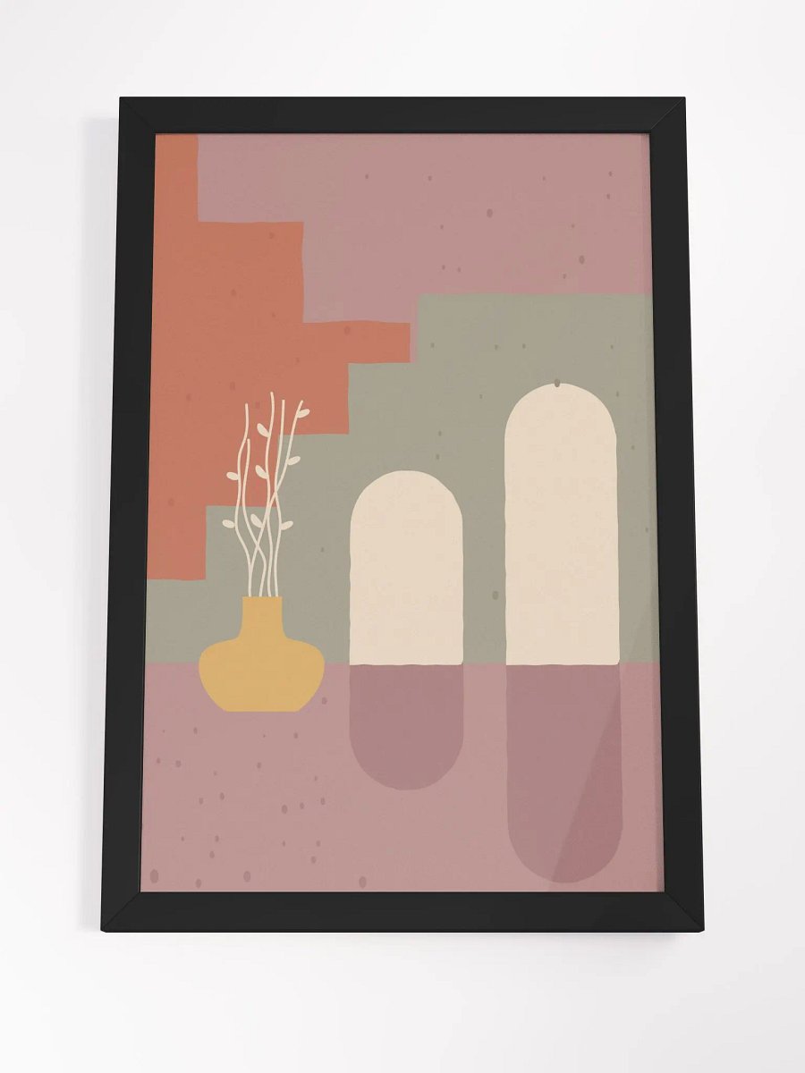 Minimalist Vase and Arch Abstract Poster product image (19)