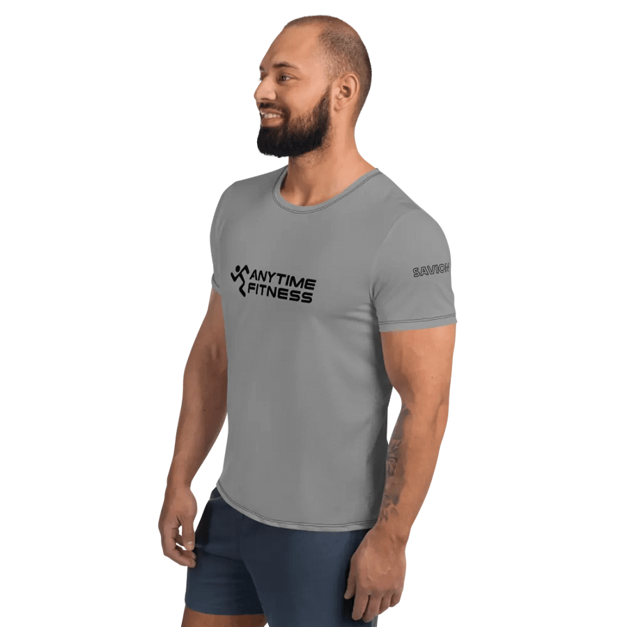 AF Athletic Tee Grey/Black product image (3)