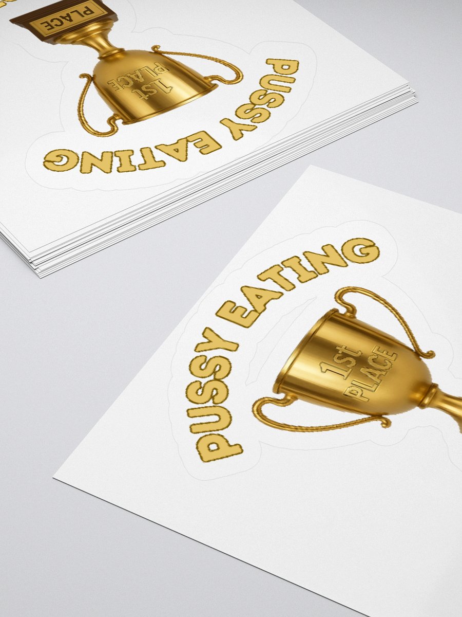 Pussy Eating Champion Sticker product image (4)