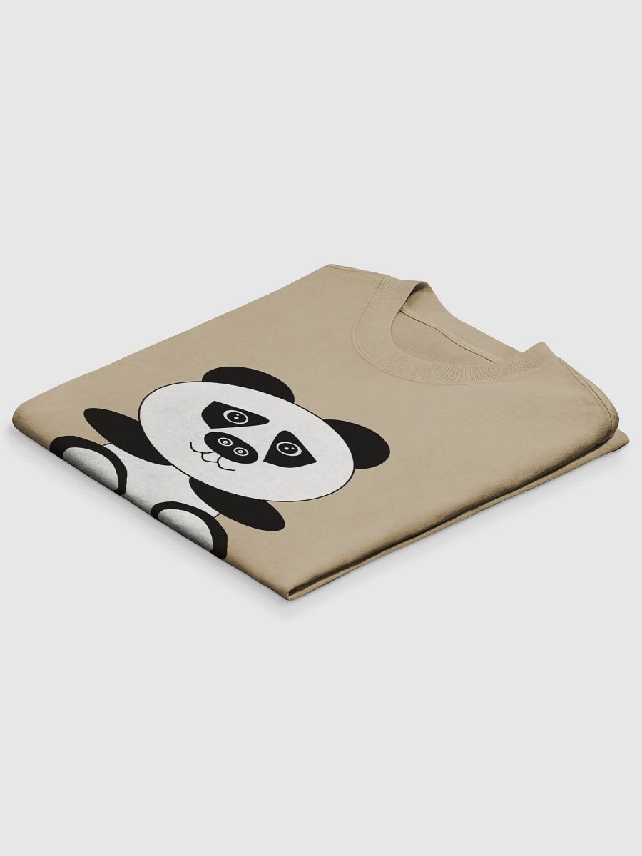 Minimalist Panda Line Art Oversized T-Shirt product image (10)