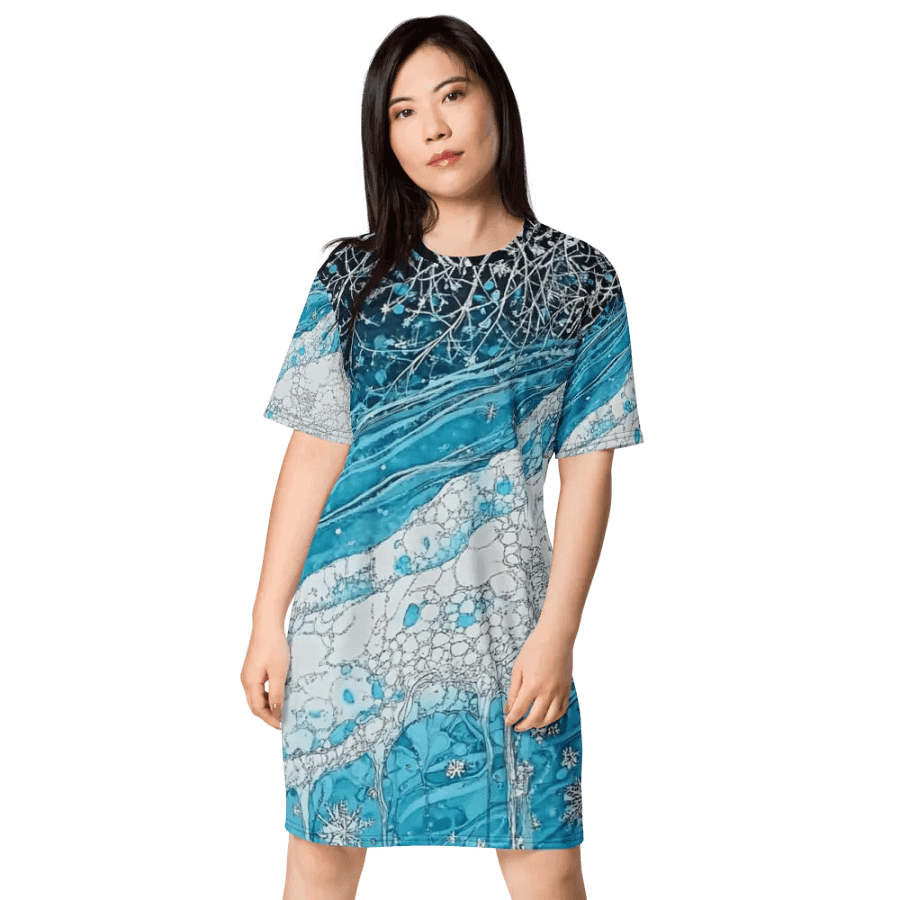 Winter Frost, T-Shirt Dress product image (3)