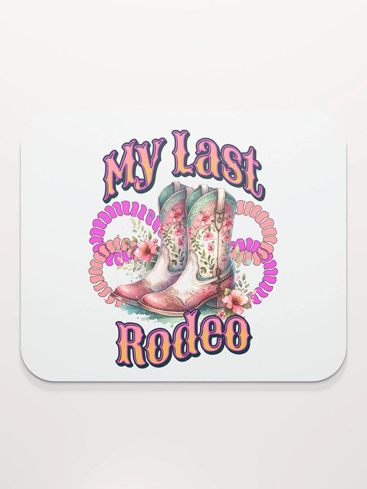 My Last Rodeo Western Charm Mouse Pad product image (1)