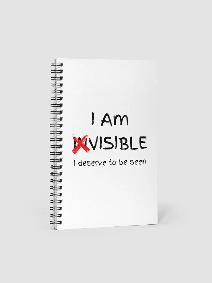 I Am Visible Spiral Notebook product image (1)