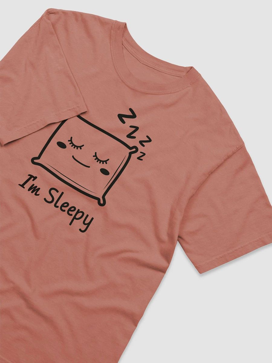 "I'm Sleepy" Design Garment-Dyed Heavyweight T-Shirt, Unisex T-Shirt product image (4)
