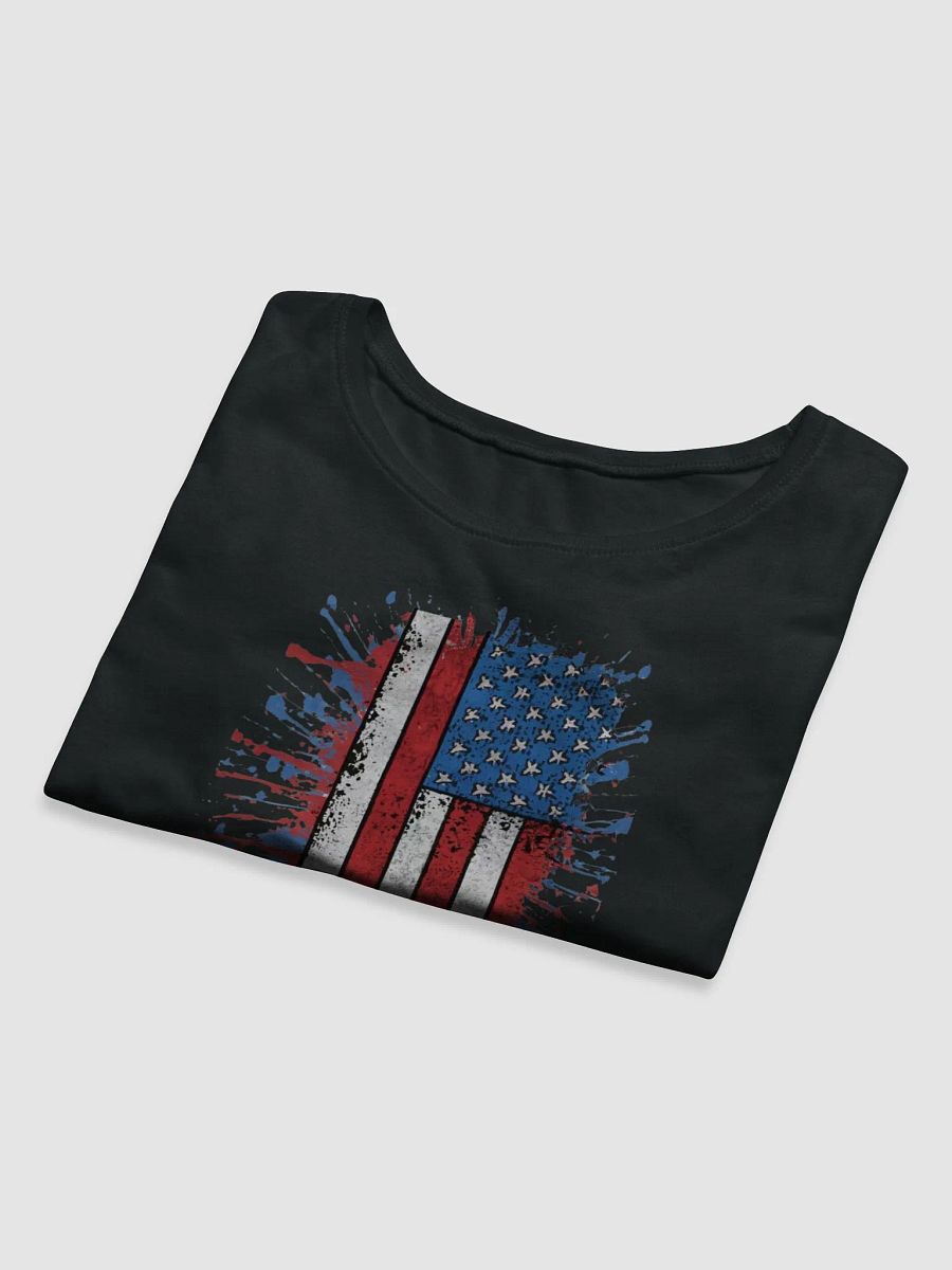 Womens Splatter Stars & Stripes Crop product image (8)