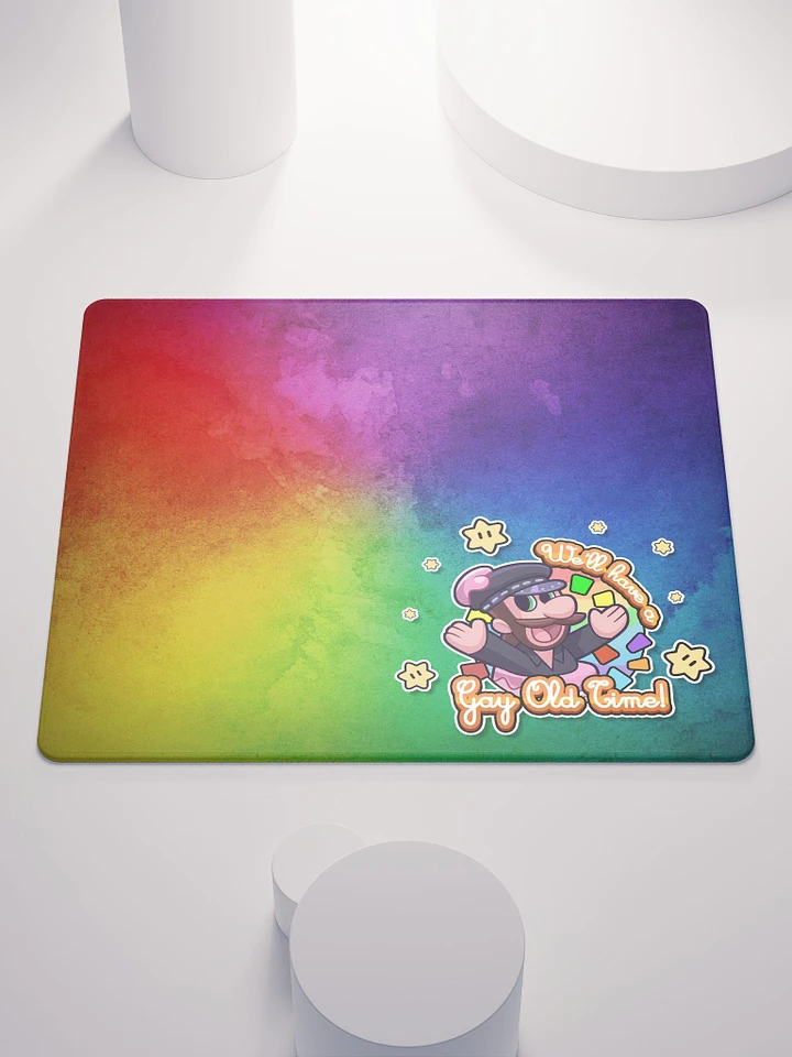 Gay Old Time: Rainbow Mousepad product image (1)