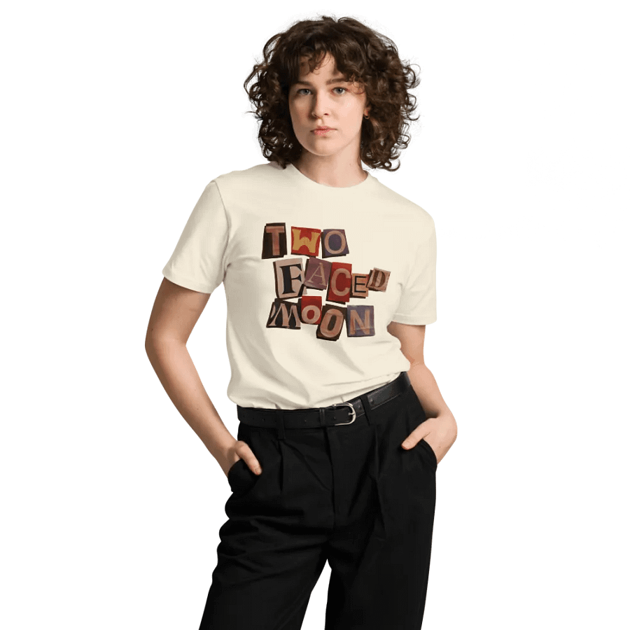 Two Faced Moon Vintage Design Tee product image (8)