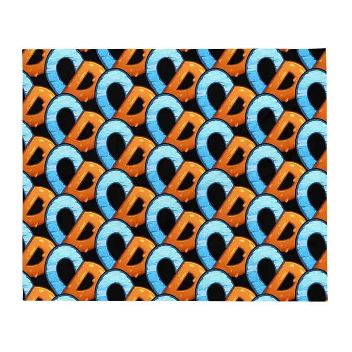 heart v2 throw blanket product image (1)