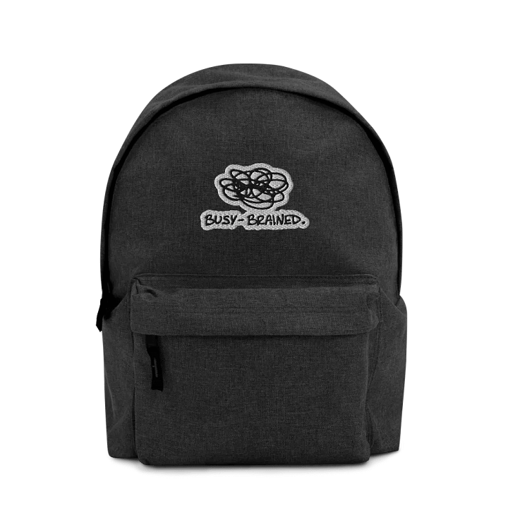 BUSY-BRAINED embroidered backpack product image (1)