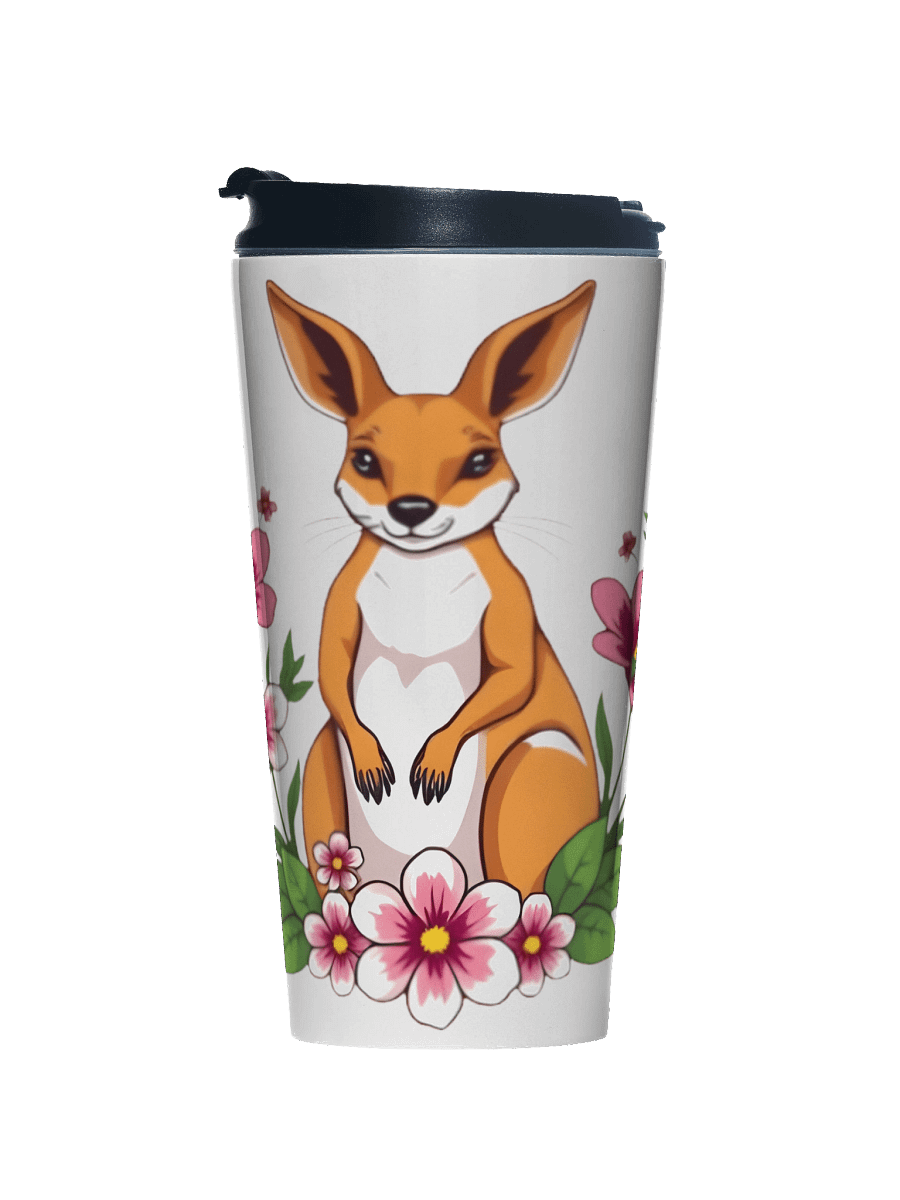 Floral Kangaroo Travel Mug product image (1)