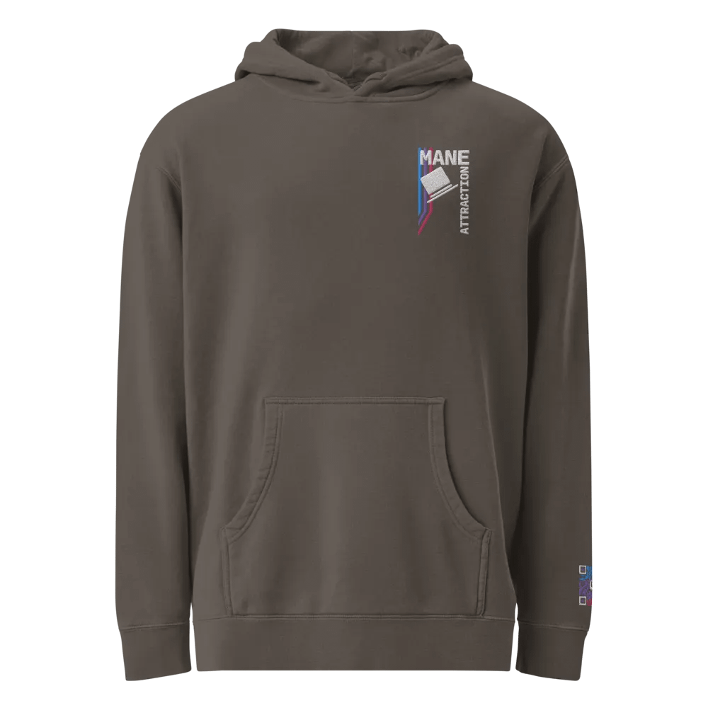 MA Hat Embroidered Hoodie product image (1)