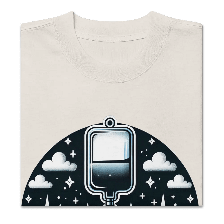 Lifeline EKG Oversized T-Shirt product image (16)