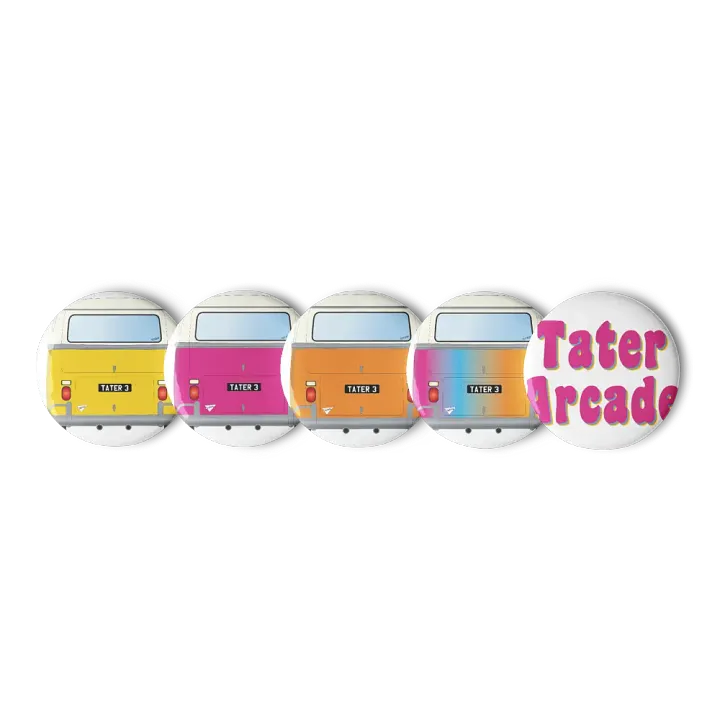 Taterwave 3 year Button set! product image (3)