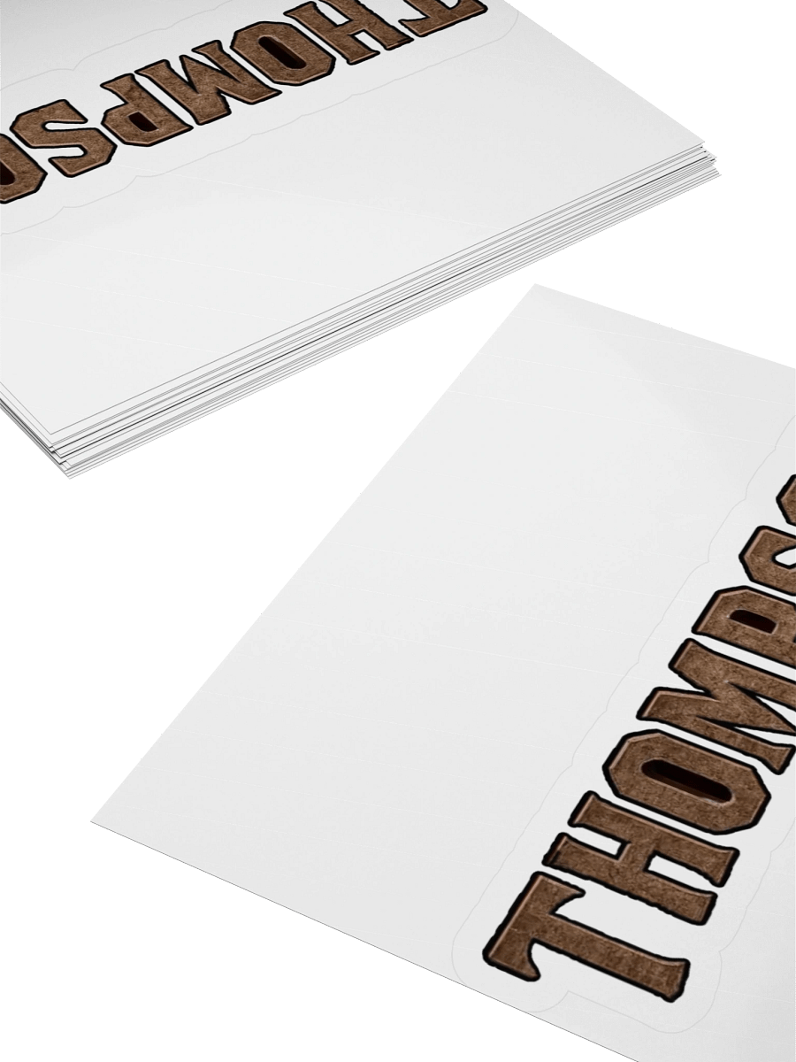 Vintage Textured THOMPSON Stickers product image (12)