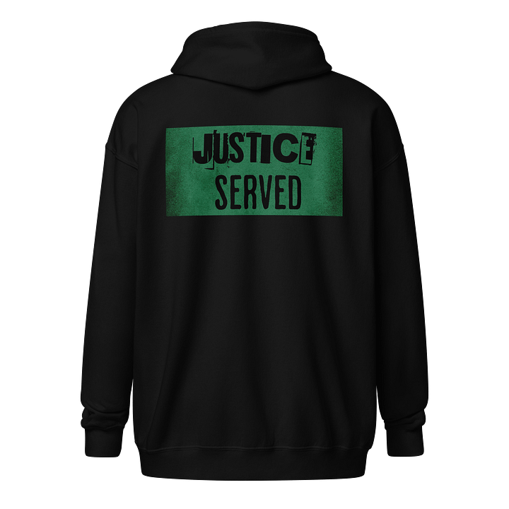 Justice Served OG Logo Zippered Hoodie UNISEX product image (1)