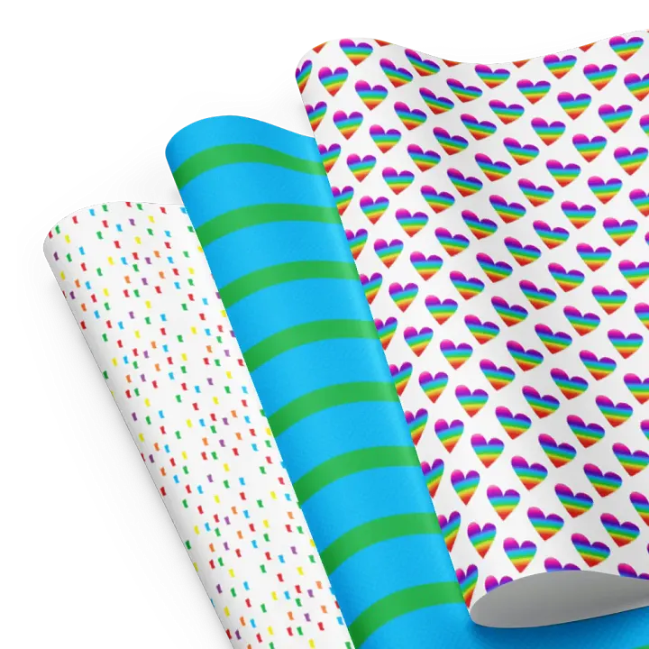 Wrapping Paper - Confetti, 8-Bit, Hearts product image (1)