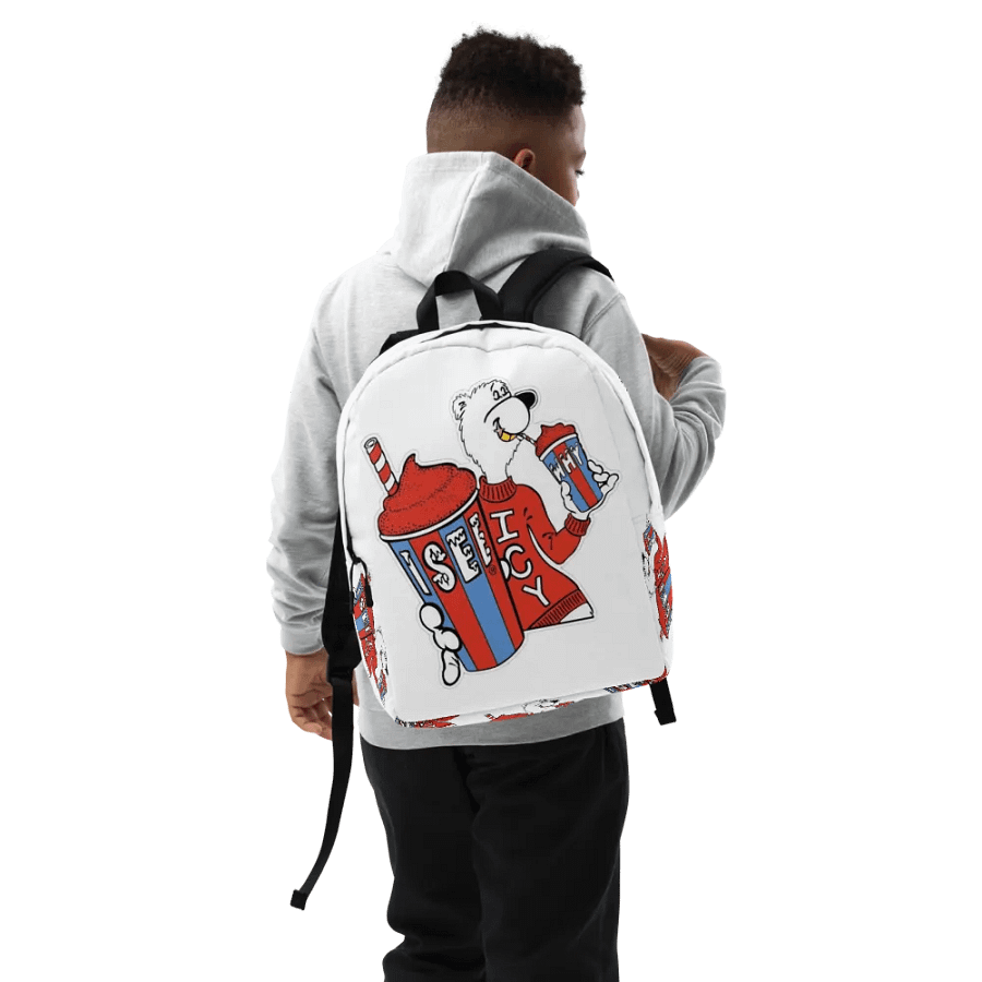 ISEEWHY BEAR PATTERN BACKPACK product image (9)