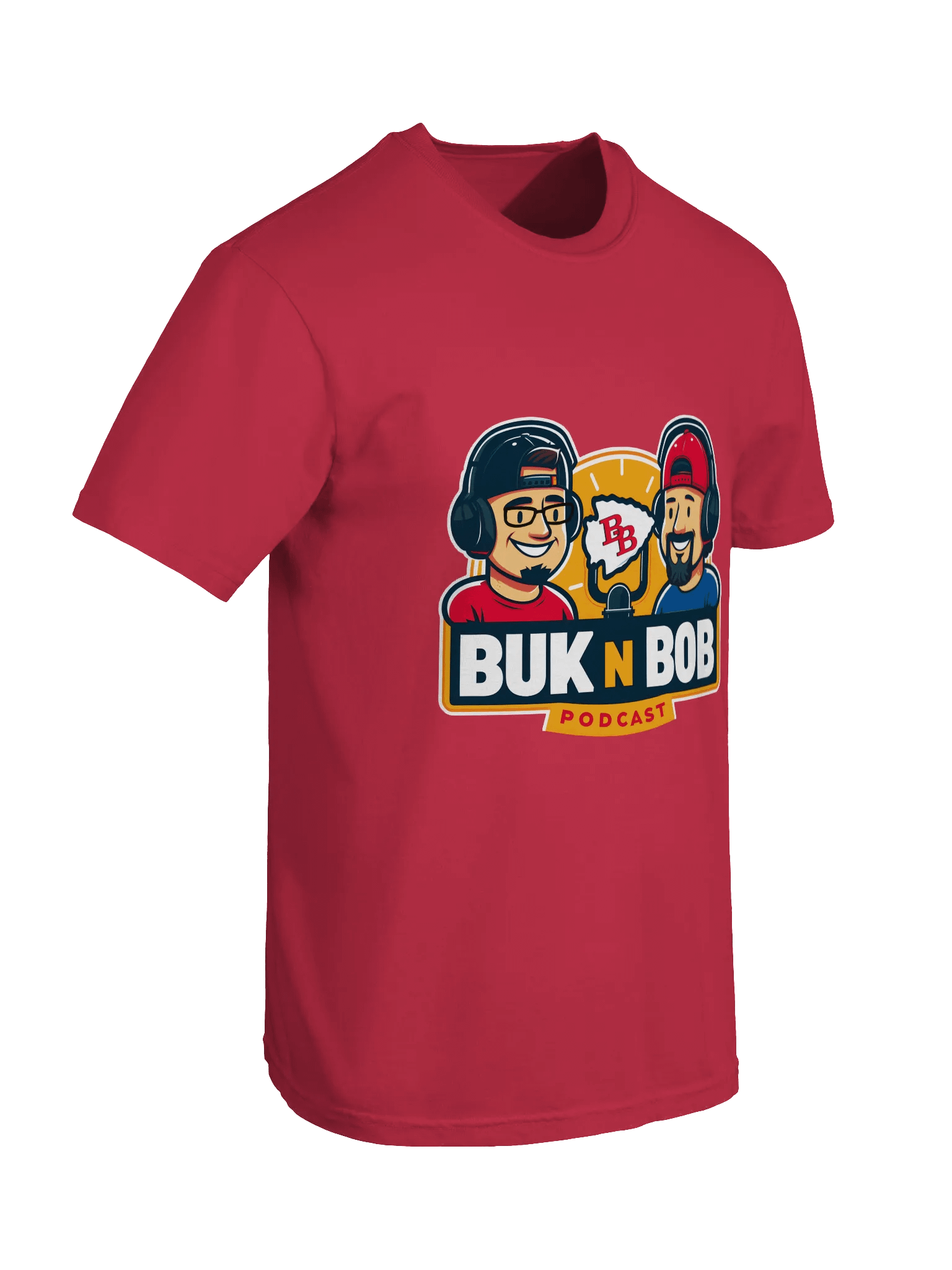 Buk N Bob Podcast Cartoon Logo T-Shirt product image (64)