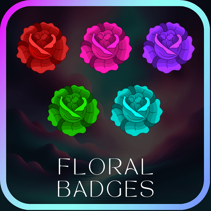 Floral Badges product image (1)