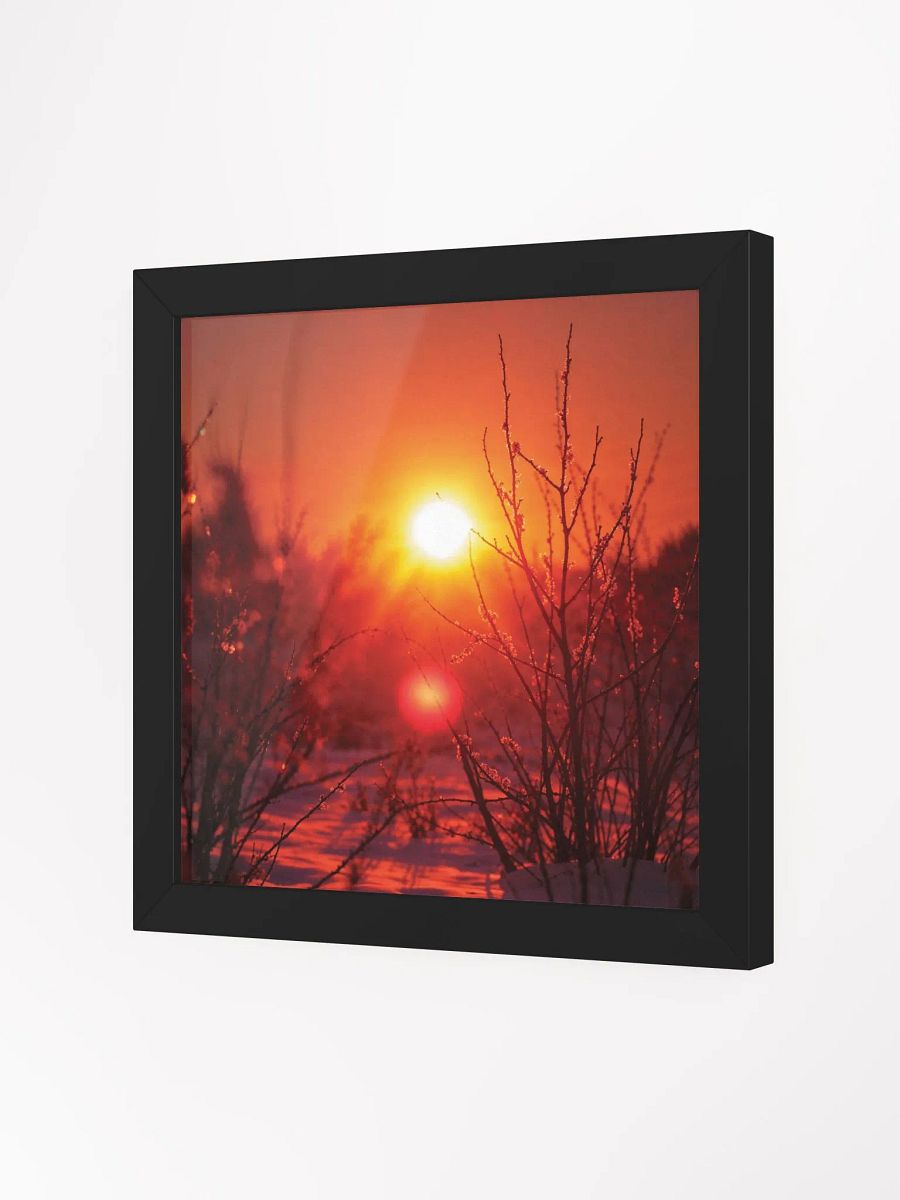 Winter Glow Framed Print product image (27)