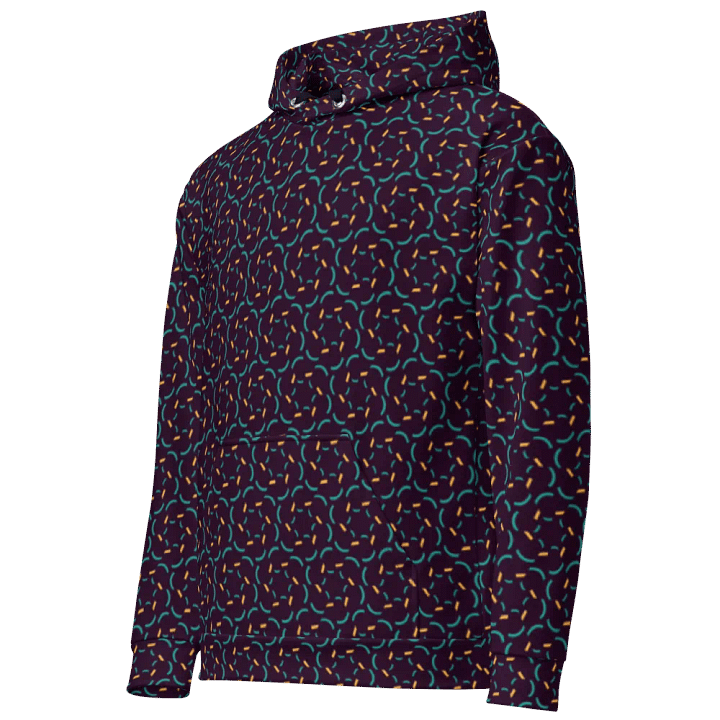 DDP Flux Geometric Allover Print Hoodie for Men and Women product image (2)
