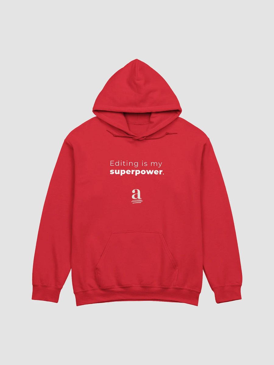 Editing is my superpower hoodie (without cape) product image (5)