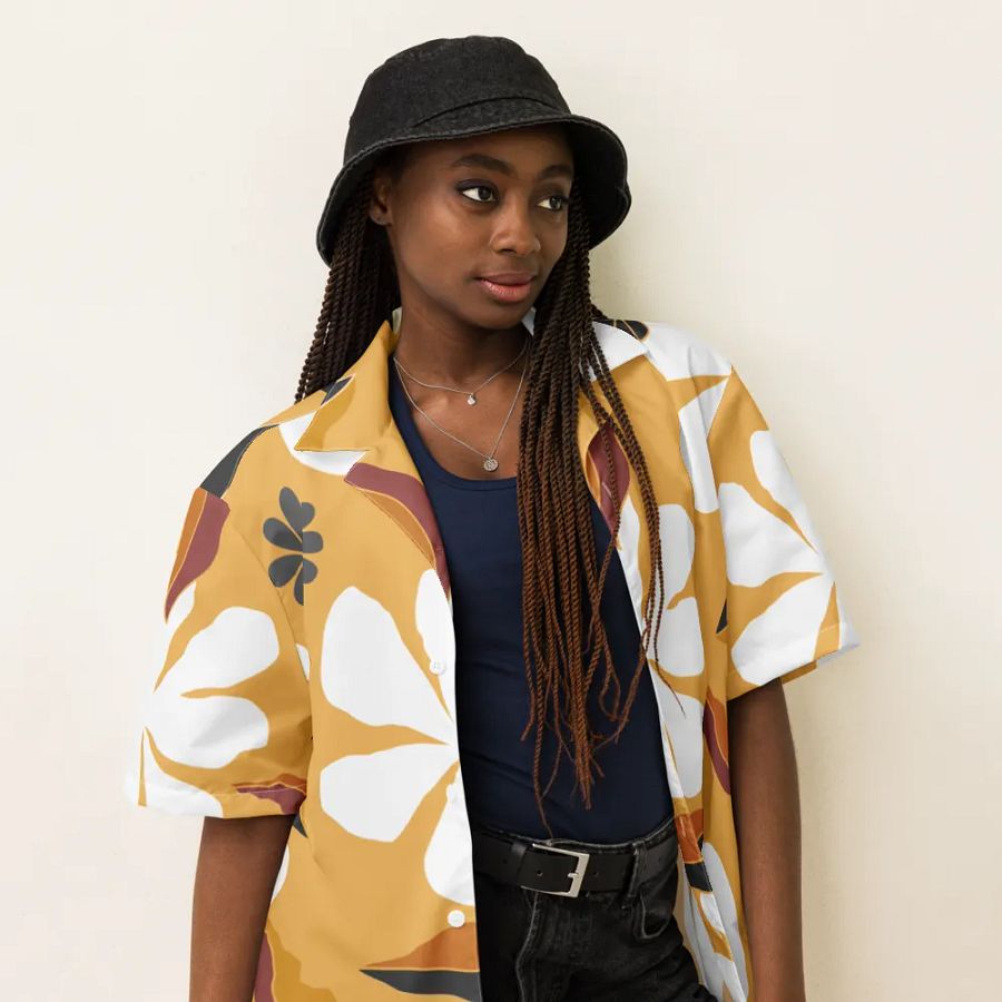 Tropical Breeze Floral Hawaiian Shirt product image (6)