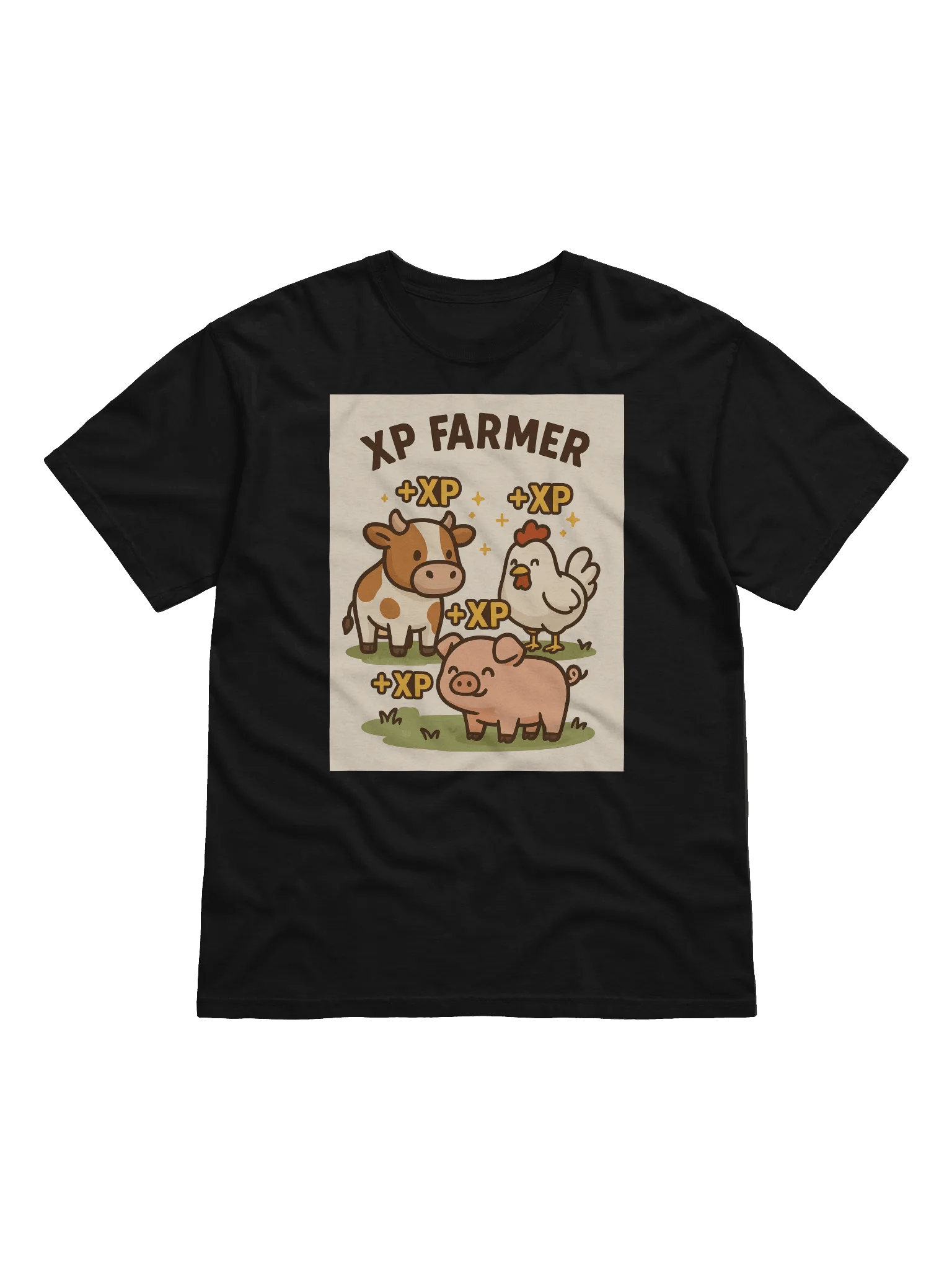 XP Farmer Cartoon Animals T-Shirt product image (5)