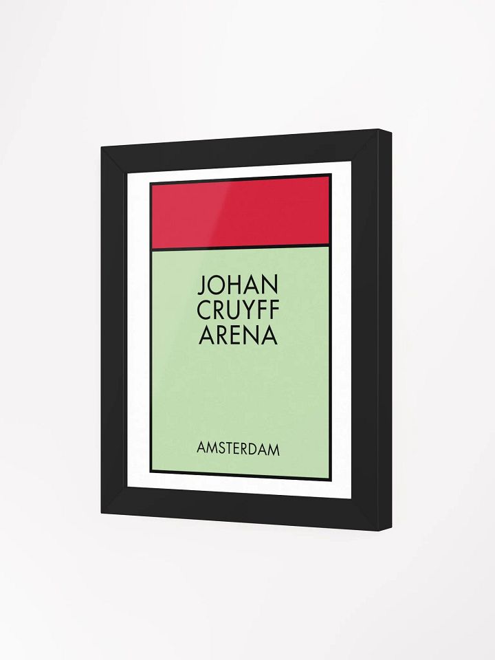 Johan Cruyff Arena Amsterdam Monopoly Title Art Framed Print product image (1)
