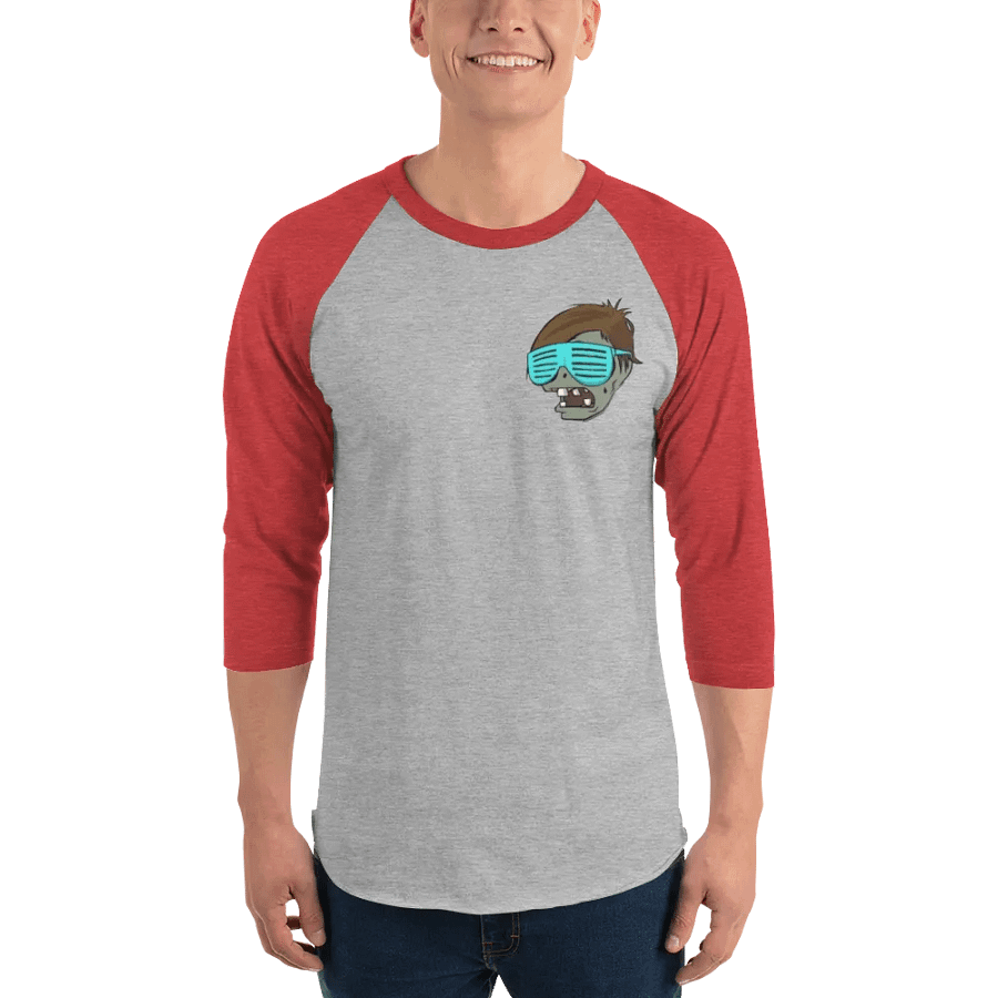VastLaber Baseball T-Shirt (Red) product image (3)