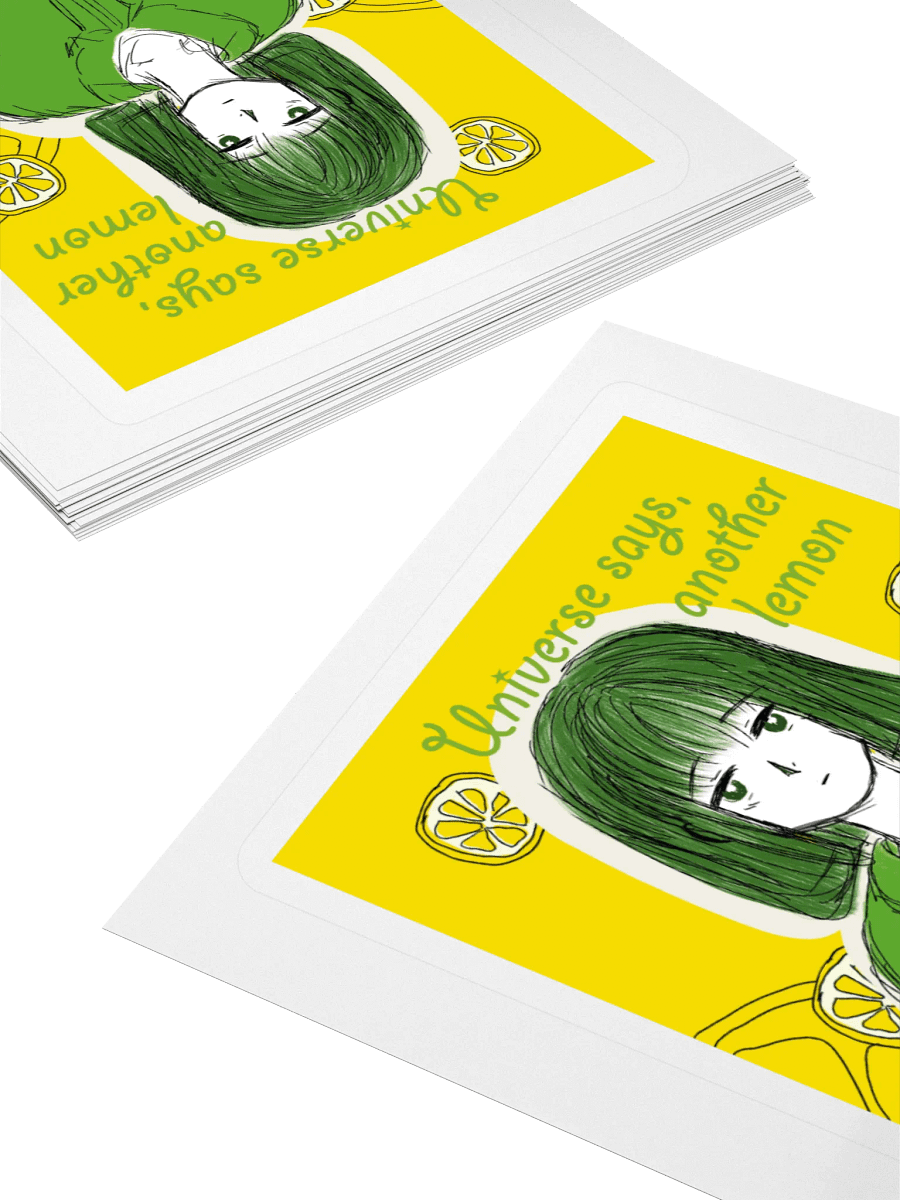 Lemon Universe Kiss Cut Stickers product image (12)