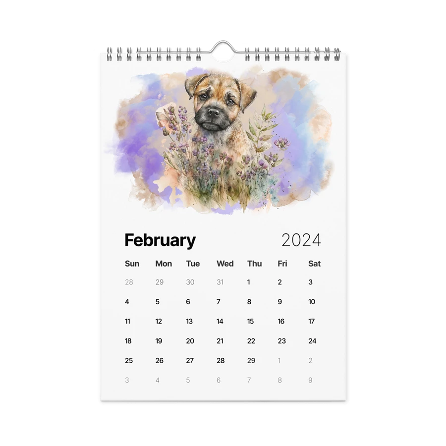 Watercolor Dogs 2024 Wall Calendar, 12 Month product image (4)