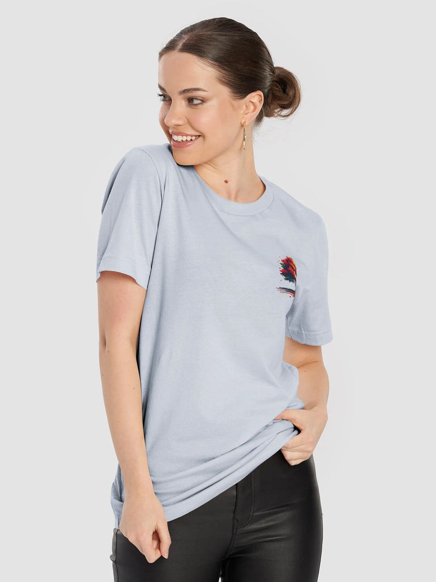 Modern Block Style Autumn Tree Graphic Bella+Canvas Unisex Supersoft T-Shirt product image (74)