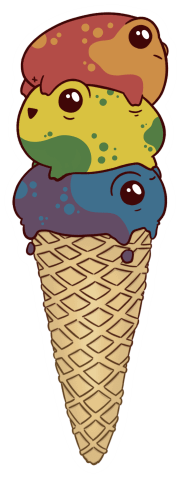 sticker : pride-cone product image (1)