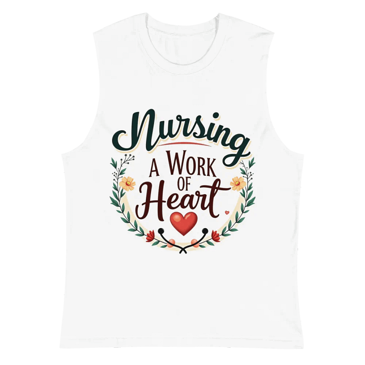 Nursing A Work of Heart Muscle Tank product image (2)