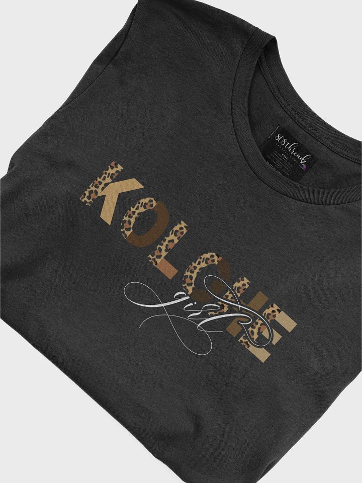 Copy of Kolohe Girl T-Shirt; White with Original Leopard Pattern product image (1)