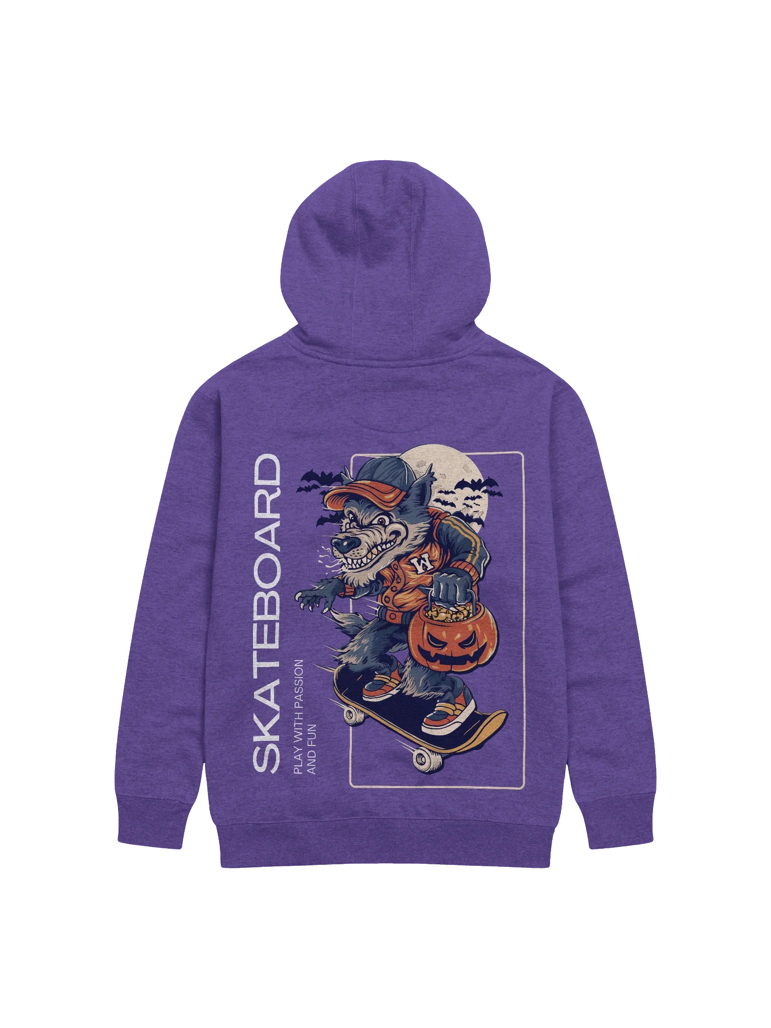 Moonlit Skateboarder Hoodie product image (2)